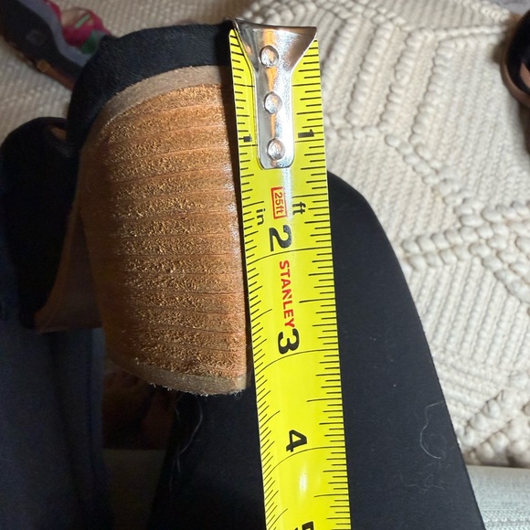 Jeffrey Campbell Black Suede Mules with Bow Detail - Picture 3 of 4